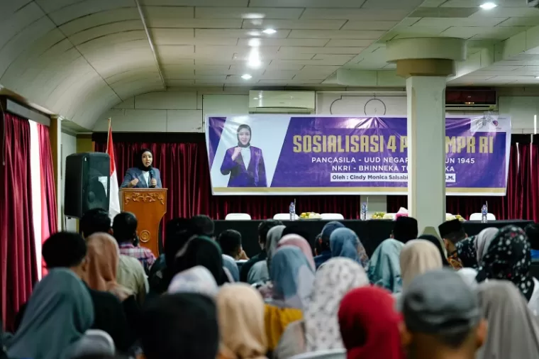 ANGGOTA MPR RI CINDY MONICA SOSIALISASI DI PARIAMAN, Empat Pilar Kebangsaan Kunci Hadapi Tantangan Bangsa