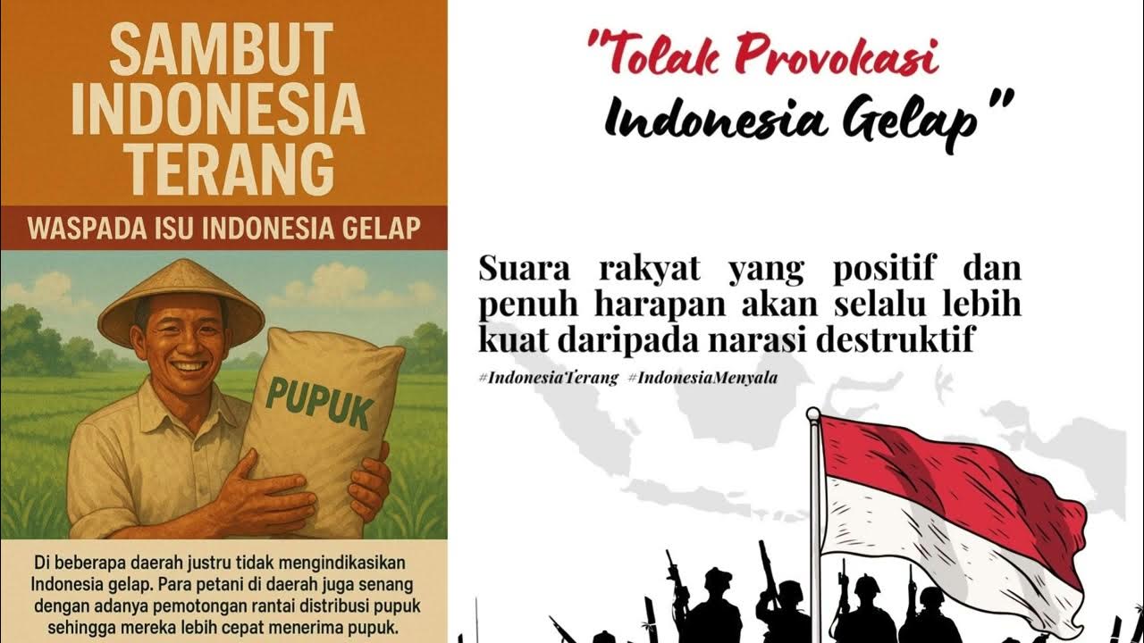 Narasi Indonesia Gelap Tak Sebanding dengan Kenyataan Kemajuan Bangsa