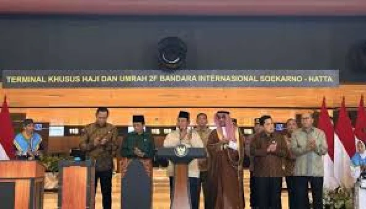 Presiden Prabowo Resmikan Terminal Khusus Haji dan Umrah di Soetta, Prmudah Prjalann Ibadah Jemaah