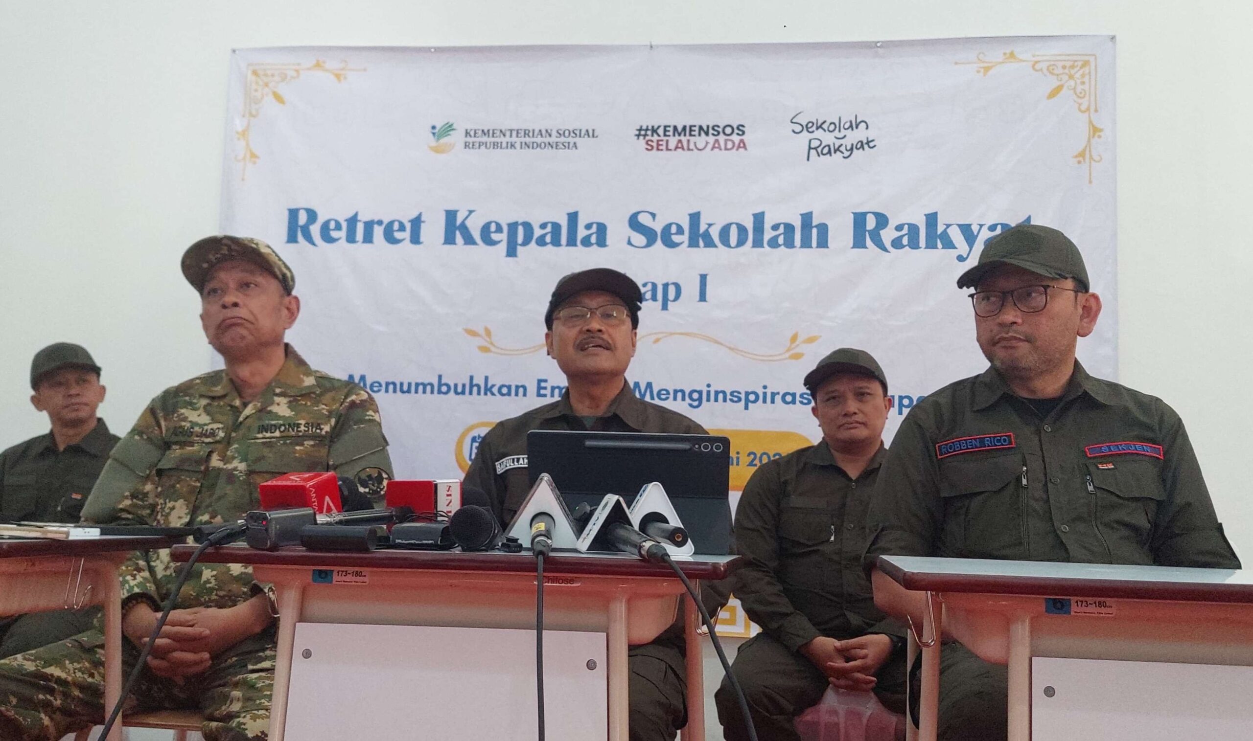 Sebanyak 53 Kepala Sekolah Rakyat Ikuti Retret