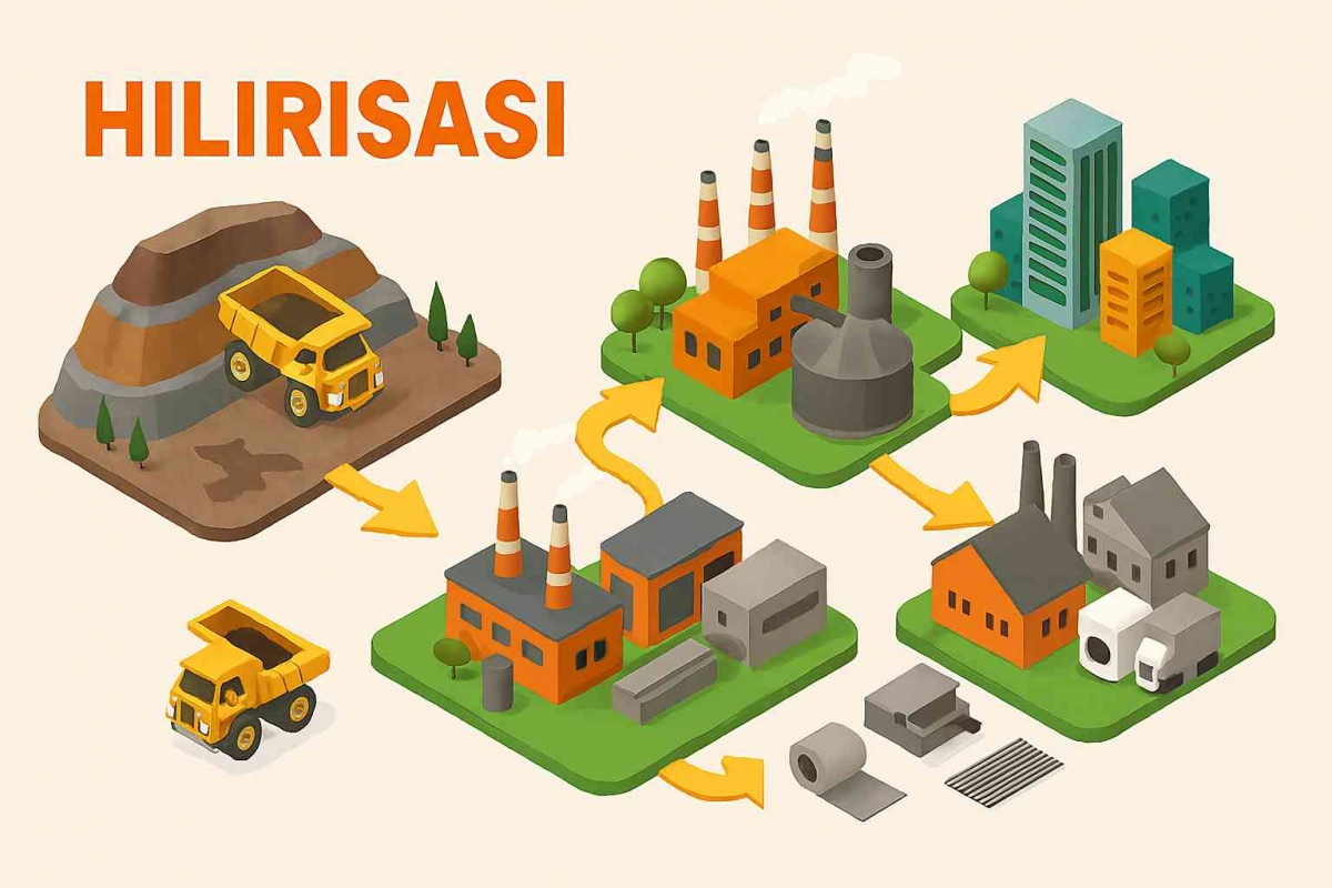 Hilirisasi Didorong untuk Tingkatkan Nilai Tambah Ekonomi Nasional