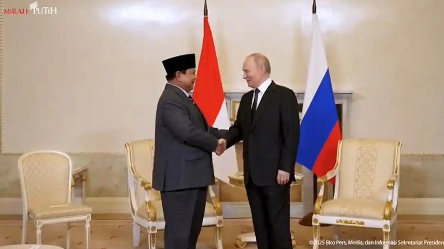 Presiden Prabowo Perkuat Kemitraan RI-Rusia, Putin Sebut Indonesia Mitra Kunci di Asia Pasifik
